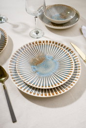 Hermia Vajilla de Porcelana de 24 Piezas Multicolor